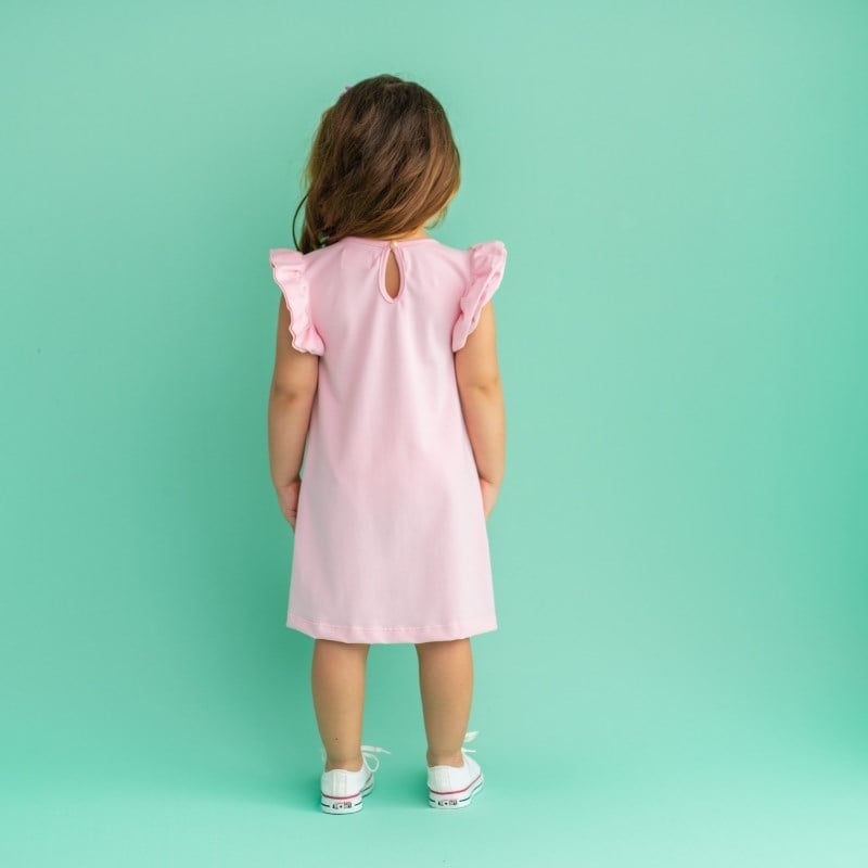 Bebeğim ve Ben Elbise - Pembe Ice Cream - Görsel 3